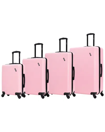 Dukap Discovery Lightweight Hardside 4pc Set In Pink