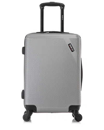 Dukap Discovery Lightweight Hardside Spinner 20in In Gray