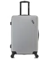 Dukap Discovery Lightweight Hardside Spinner 24in In Silver
