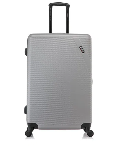 Dukap Discovery Lightweight Hardside Spinner 28in In Silver