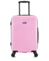 Dukap Inception Lightweight Hardside Spinner 20in In Pink