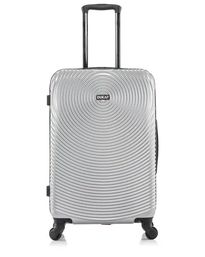 Dukap Inception Lightweight Hardside Spinner 24in In Silver