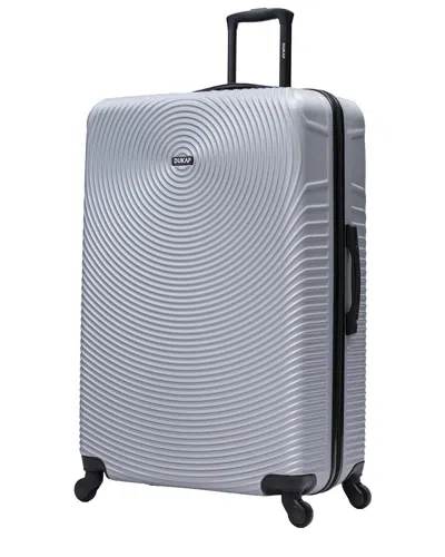Dukap Inception Lightweight Hardside Spinner Suitcase In Gray