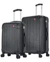Dukap Intely 2pc Hardside Luggage Set