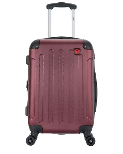 Dukap Intely Hardside 20in Carry-on With Integrate In Pink