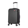 Dukap Intely Hardside Spinner 20'' Carry-on With Usb Port In Black