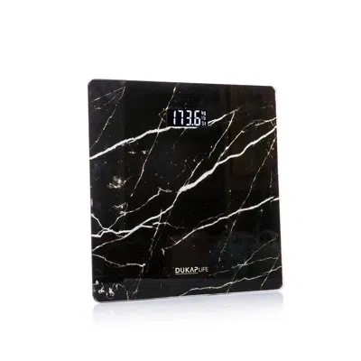 Dukap Life Digital Bathroom Body Weight Scale - Rose Gold Design-black Marble