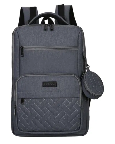 Dukap Mom-pro Expandable Diaper Backpack In Grey