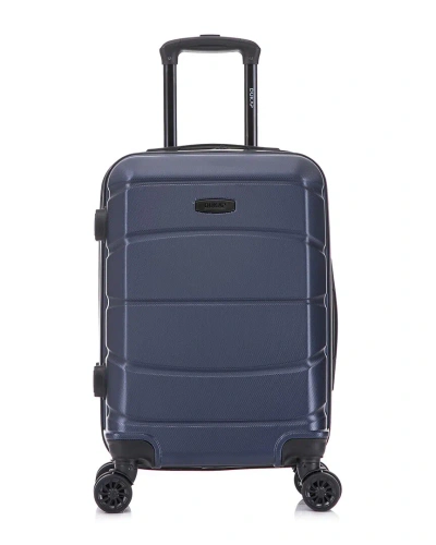 Dukap Sense Lightweight Hardside Spinner Luggage 20 In Blue