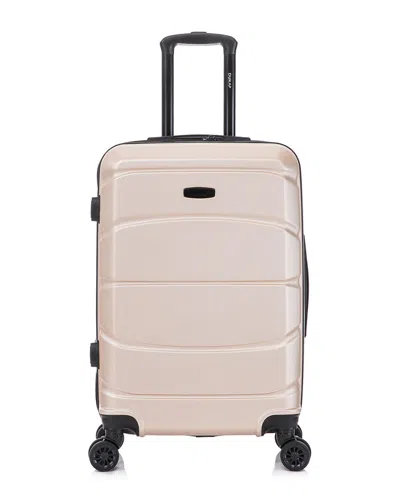 Dukap Sense Lightweight Hardside Spinner Luggage 24 In Neutral