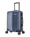 Dukap Stratos Lightweight Hardside Spinner Luggage, 20" In Blue