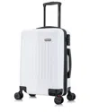 Dukap Stratos Lightweight Hardside Spinner 20in In White