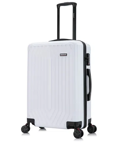 Dukap Stratos Lightweight Hardside Spinner 24in In White