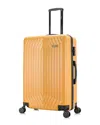 Dukap Stratos Lightweight Hardside Spinner Luggage, 20" In Red