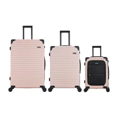 Dukap Tour 3-pc. Hardside Lightweight Luggage Set In Multi