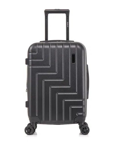Dukap Zahav Lightweight Expandable Hardside Spinner Luggage 20 In Black