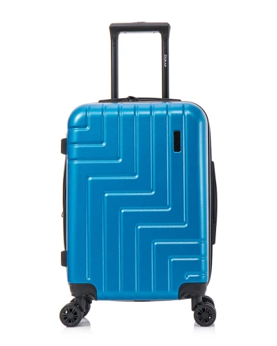 Dukap Zahav Lightweight Expandable Hardside Spinner Luggage 20 In Blue