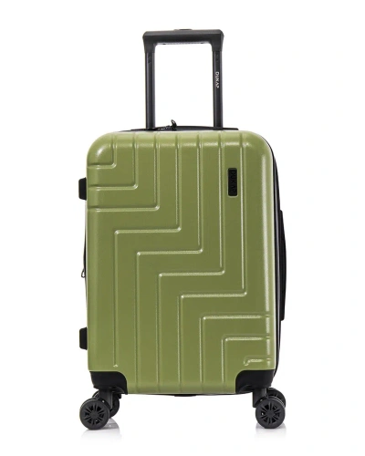 Dukap Zahav Lightweight Expandable Hardside Spinner Luggage 20 In Green