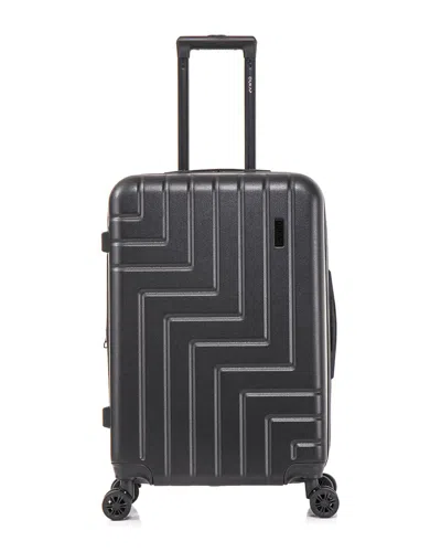 Dukap Zahav Lightweight Expandable Hardside Spinner Luggage 24 In Black
