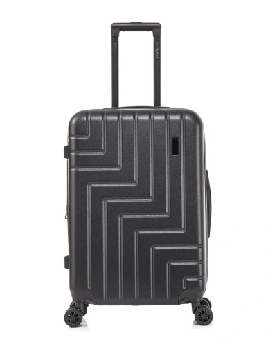 Dukap Zahav Lightweight Expandable Hardside Spinner Luggage 24 In Black