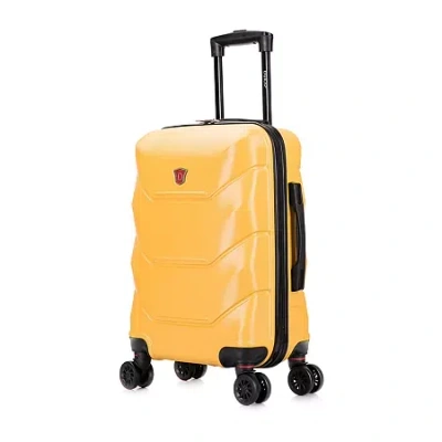Dukap Zonix Hardside 20" Carry-on Luggage In Yellow