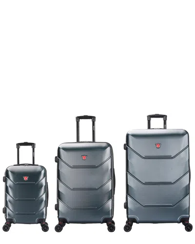 Dukap Zonix Hardside 3pc Luggage Set