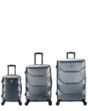 Dukap Zonix Hardside 3pc Luggage Set