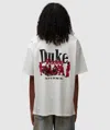 Duke & Dexter Duke + Dexter Dr2 Finish Line T-shirt In Vintage White