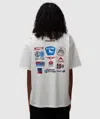 Duke & Dexter Duke + Dexter Dr2 Sponsors T-shirt In Vintage White