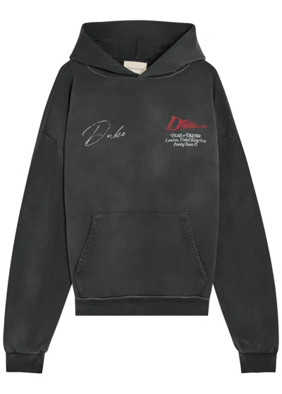 Duke And Dexter Helmet Printed Cotton Sweatshirt In Gray