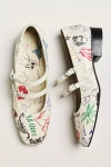 Duke & Dexter Icon Double-strap Mary Janes In Multi