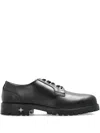 Duke & Dexter Lennon Leather Derby Shoes In Black