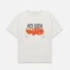 Duke & Dexter Men's Ace High Vintage White T-hirt In White