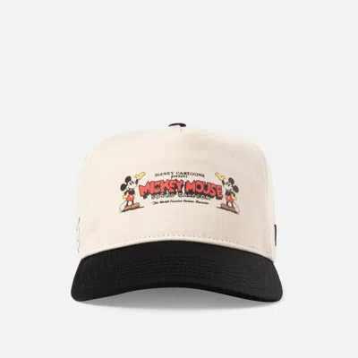 Duke & Dexter Men's Disney Mickey Mouse Cream Cap In White