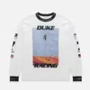 Duke & Dexter Men's Dr3 Otocross Vintage White Waffle Top In White