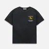 Duke & Dexter Men's Dr3 Sponsors Washed Black + Yellow T-shirt In Multi