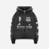 Duke & Dexter Men's Duke Rodeo Team Vintage Black Zip Hoodie In Black