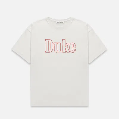 Duke & Dexter Men's Duke Vintage White Chaintitch T-hirt