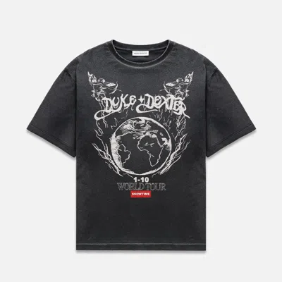 Duke & Dexter Men's Dwt Washed Black T-shirt