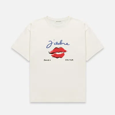 Duke & Dexter Men's J'adore Vintage White T-shirt