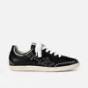 Duke & Dexter Men's Plus Designer Duke Black Studded Sneaker - Men's In Multi