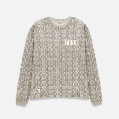 Duke & Dexter Men's Talk Nice Nake Waffle Long-leeve