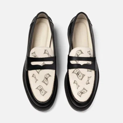 Duke & Dexter Men's Wilde Dollar Bills Penny Loafer - Men's In Black