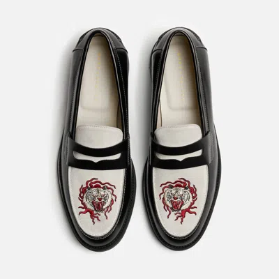 Duke & Dexter Men's Wilde Fire Tiger Penny Loafer - Men's