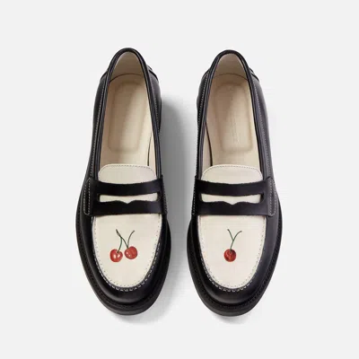 Duke + Dexter Men's Wilde Ny Cherry Penny Loafer - Women's