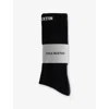 Duke & Dexter Mens  Brand-print Cotton-blend Socks In Multi