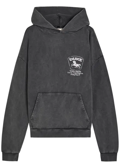 Duke And Dexter Sponsors Printed Cotton Sweatshirt In Blue