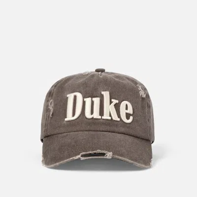 Duke & Dexter Unisex Duke Washed Brown Cap In Gray