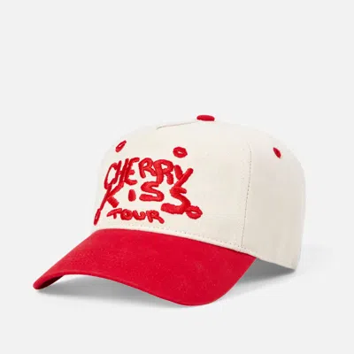 Duke & Dexter Unisex Dwt Cherry Kiss Tour Cap In Red