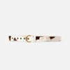 Duke & Dexter Unisex Elli Brown Cow Belt In White